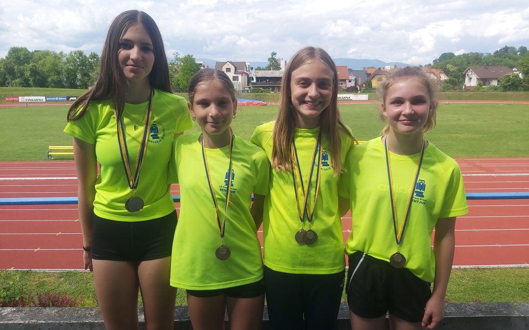 Popravljen 32 let star rekord šole na 4x100m deklice