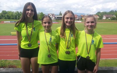 Popravljen 32 let star rekord šole na 4x100m deklice