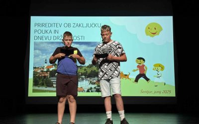 PRIREDITEV OB ZAKLJUČKU POUKA IN DNEVU DRŽAVNOSTI